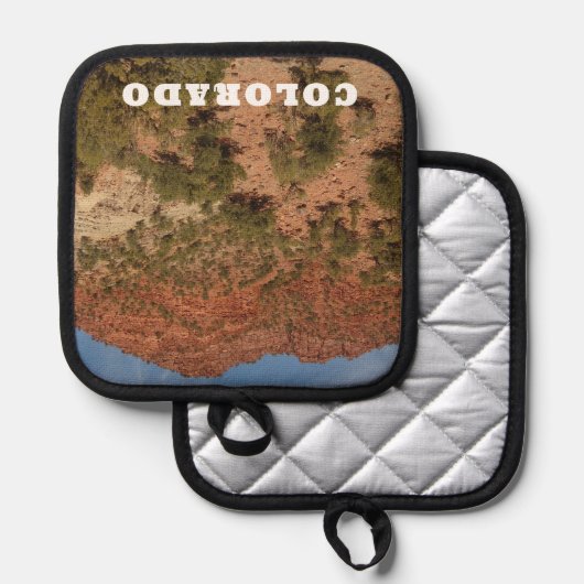 Colorado Rocks Landschaft Topflappen (Vorderseite/Rückseite)