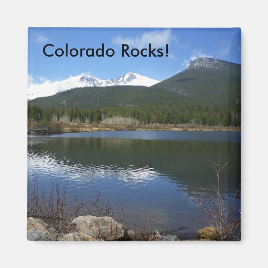 Colorado Rocks! Magnet (Vorne)