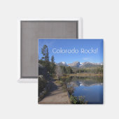 Colorado Rocks Rocky Mountain Nationalpark Magnet (Vorderseite/Rückseite)