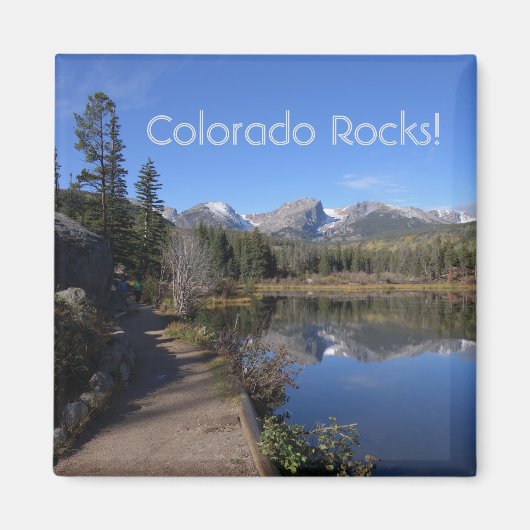 Colorado Rocks Rocky Mountain Nationalpark Magnet (Vorne)