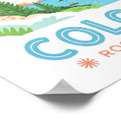 Colorado Rocky Mountain Hochsommerreisen Poster (Ecke)