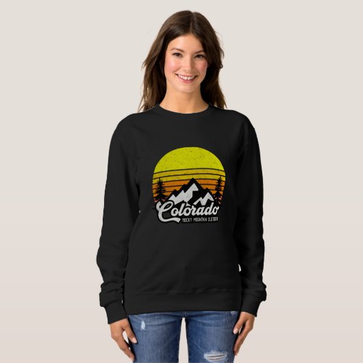 Colorado Rocky Mountain Nationalpark Sweatshirt (Vorne ganz)