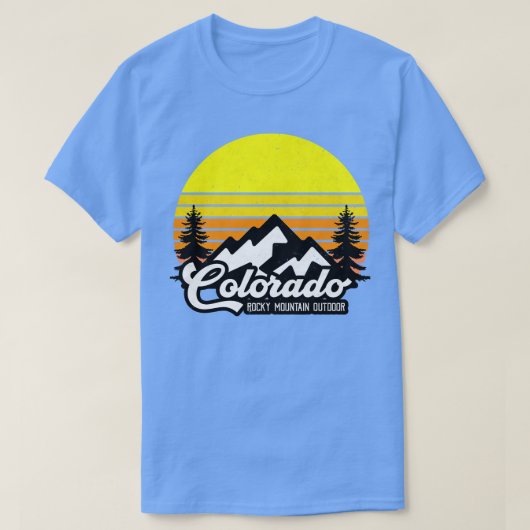 Colorado Rocky Mountain Nationalpark T-Shirt (Design vorne)