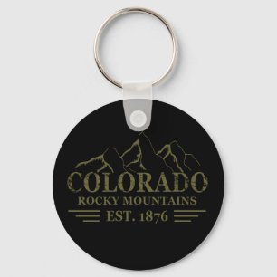 Colorado Rocky Mountain Staat Schlüsselanhänger