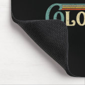 Colorado Rocky Mountain Sun Boulder Wander-Geschen Mousepad (Ecke)