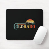 Colorado Rocky Mountain Sun Boulder Wander-Geschen Mousepad (Mit Mouse)