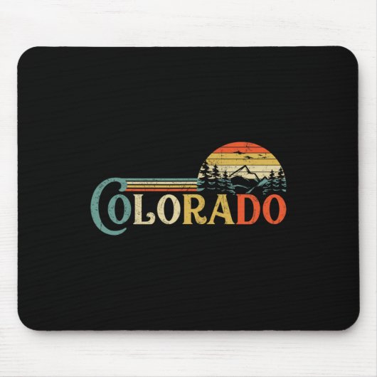 Colorado Rocky Mountain Sun Boulder Wander-Geschen Mousepad (Vorne)