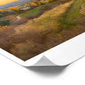 Colorado Rocky Mountain Sunset Design Poster (Ecke)