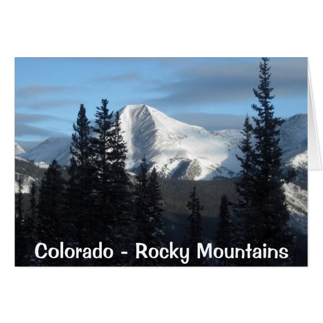 Colorado, Rocky Mountains (Vorderseite (Horizontal))