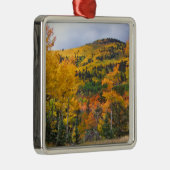 Colorado Rocky Mountains Aspen Trees Ornament Aus Metall (Rechts)