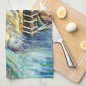 Colorado Rocky Mountains Fluss Crystal Mill Geschirrtuch (Viertel Falte)