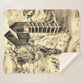 Colorado Rocky Mountains Fluss Crystal Mill Sherpadecke (Vorderseite (Horizontal))