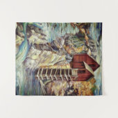 Colorado Rocky Mountains Fluss Crystal Mill Wandteppich (Vorderseite (Horizontal))