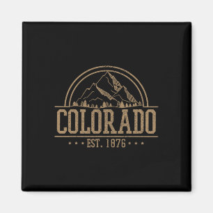 Colorado - Rocky Mountains Gegr. 1876 Wandern Outd Magnet
