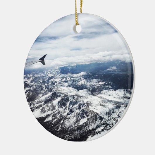 Colorado Rocky Mountains Keramik Ornament (Links)