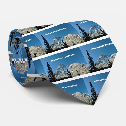 Colorado Rocky Mountains Krawatte (Gerollt)