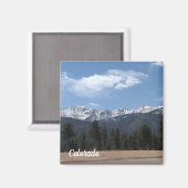 Colorado Rocky Mountains Magnet (Vorderseite/Rückseite)