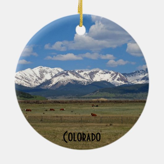 Colorado Rocky Mountains Ornament (Hinten)