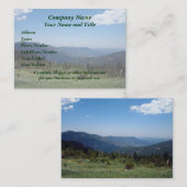 Colorado Rocky Mountains Panorama Visitenkarte (Vorne/Hinten)