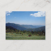 Colorado Rocky Mountains Panorama Visitenkarte (Rückseite)