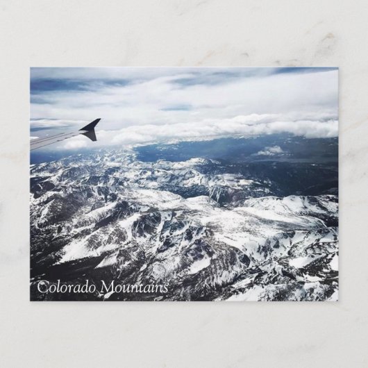 Colorado Rocky Mountains Postkarte (Vorderseite)