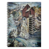 Colorado Rocky Mountains River Monogram Notizblock (Vorderseite)