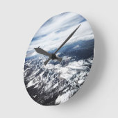 Colorado Rocky Mountains Runde Wanduhr (Winkel)