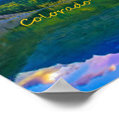 Colorado Rocky Mountains und Lake Poster (Ecke)