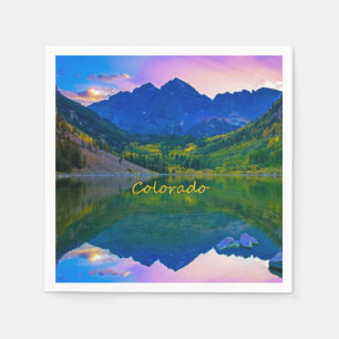 Colorado Rocky Mountains und Lake Serviette
