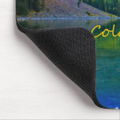 Colorado Rocky Mountains und See Mousepad (Ecke)
