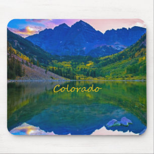 Colorado Rocky Mountains und See Mousepad