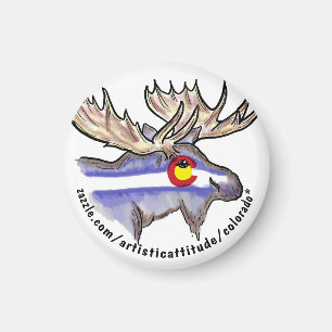 Colorado-Rotwildauge Promomagnet Magnet