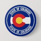Colorado Round Emblem Button (Vorderseite)