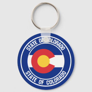Colorado Round Emblem Schlüsselanhänger