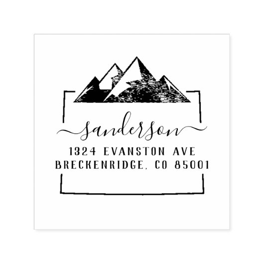 Colorado Rücksendeadresse Briefmarke Permastempel (Design)