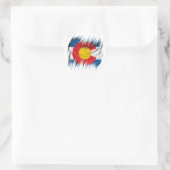 Colorado Runder Aufkleber (Tasche)