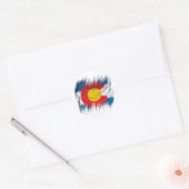Colorado Runder Aufkleber (Umschlag)