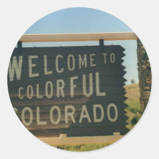 Colorado Runder Aufkleber
