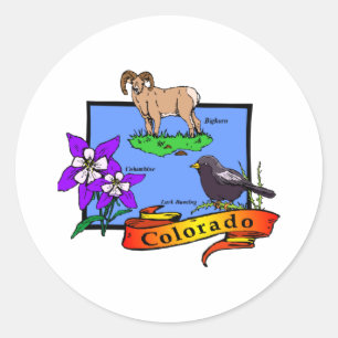 Colorado Runder Aufkleber