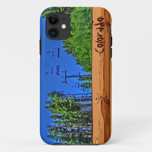 Colorado Rustikaler Holzskilift iPhone 5 Fall Case-Mate iPhone Hülle