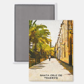 Colorado Santa Cruz de Tenerife Olivenweg Magnet (Vorderseite/Rückseite)