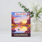 Colorado Save The Date (Stehend Vorderseite)