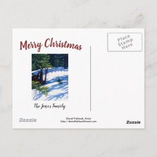 Colorado-Schneeberg-Weihnachtskarte Postkarte