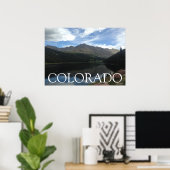 Colorado Schöne Berge & Lake 28"x20" Poster (Heimbüro)