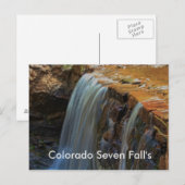 Colorado Seven Fall's POST CARD Postkarte (Vorne/Hinten)