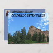 Colorado Seven Falls POST CARD Postkarte (Vorne/Hinten)