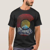 Colorado Shirt mit Flag Themenberg (Vorderseite)