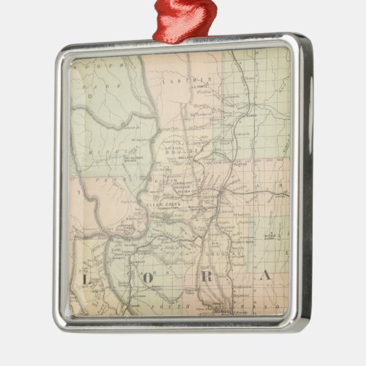 Colorado Silbernes Ornament (Links)