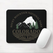 Colorado-Ski Mousepad (Mit Mouse)