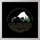 Colorado-Ski Poster (Vorne)
